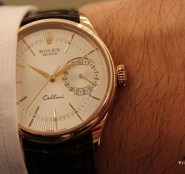 Đồng hồ Rolex Cellini 50515 Mặt số bạc