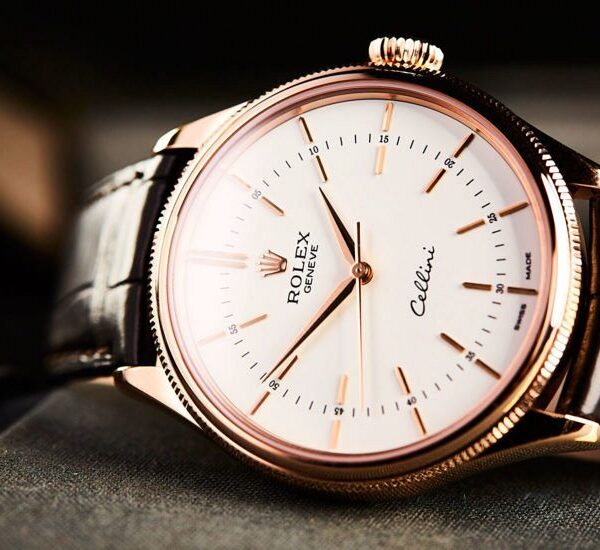 Đồng hồ Rolex Cellini Time Everose 50505-0020 Mặt số trắng