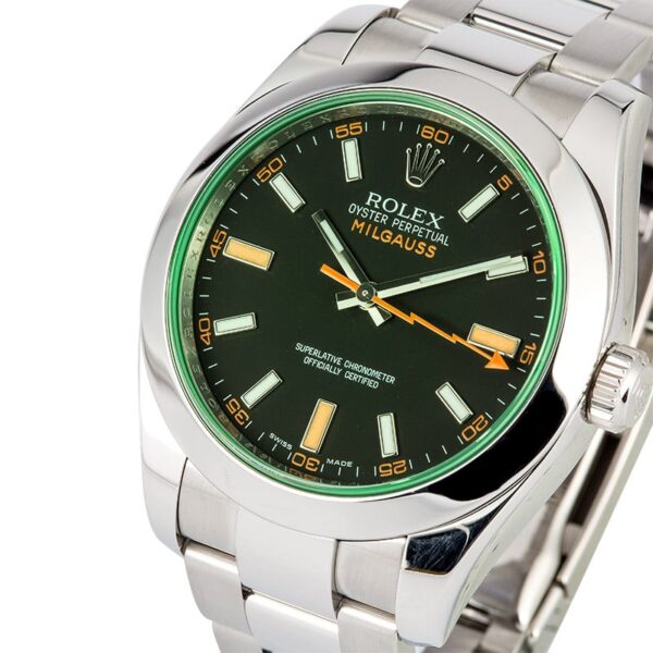 Đồng hồ Rolex Milgauss 116400GV mặt số đen