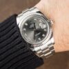 Đồng hồ Rolex Datejus 116334 mặt số Rhodium