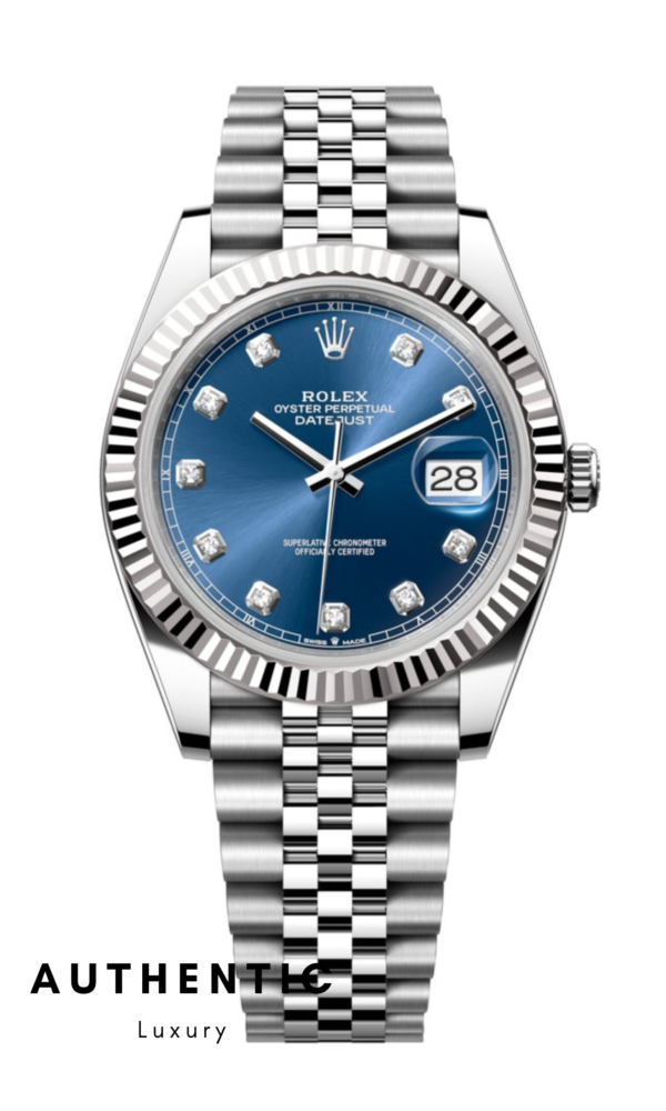 Đồng hồ Rolex Datejust 126334 Mặt số Blue Kim cương 41mm