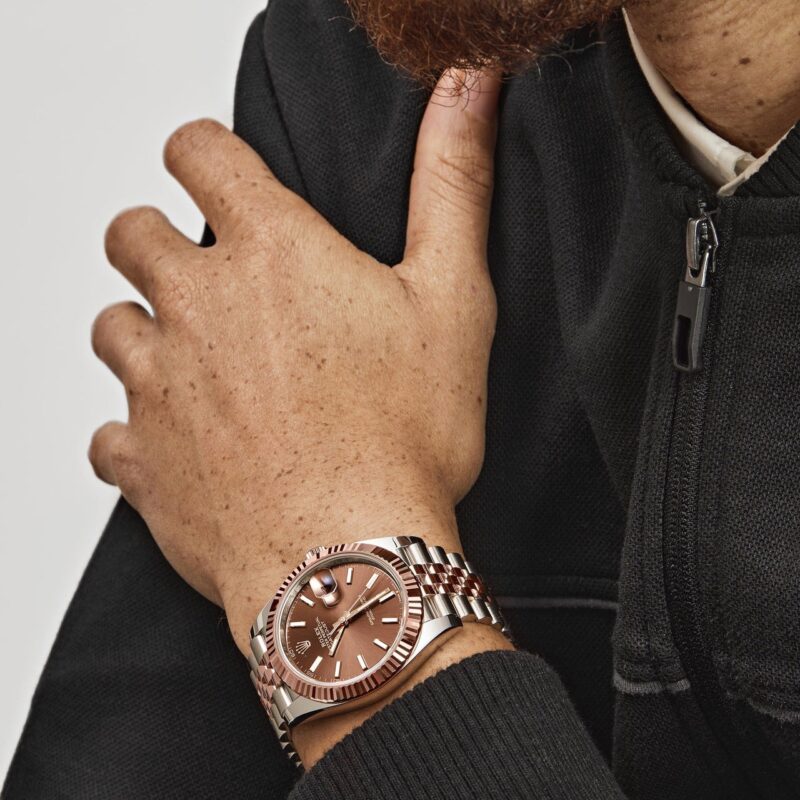 Đồng hồ Rolex Datejust 126331 Mặt Chocolate Cọc quang 41mm