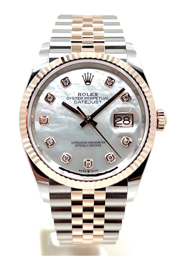 Đồng hồ Rolex Datejust 36 126231 Mặt số MOP kim cương