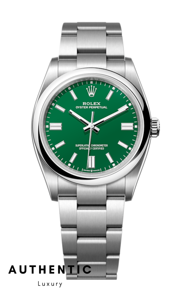Đồng hồ Rolex Oyster Perpetual 126000 mặt xanh lá 36mm