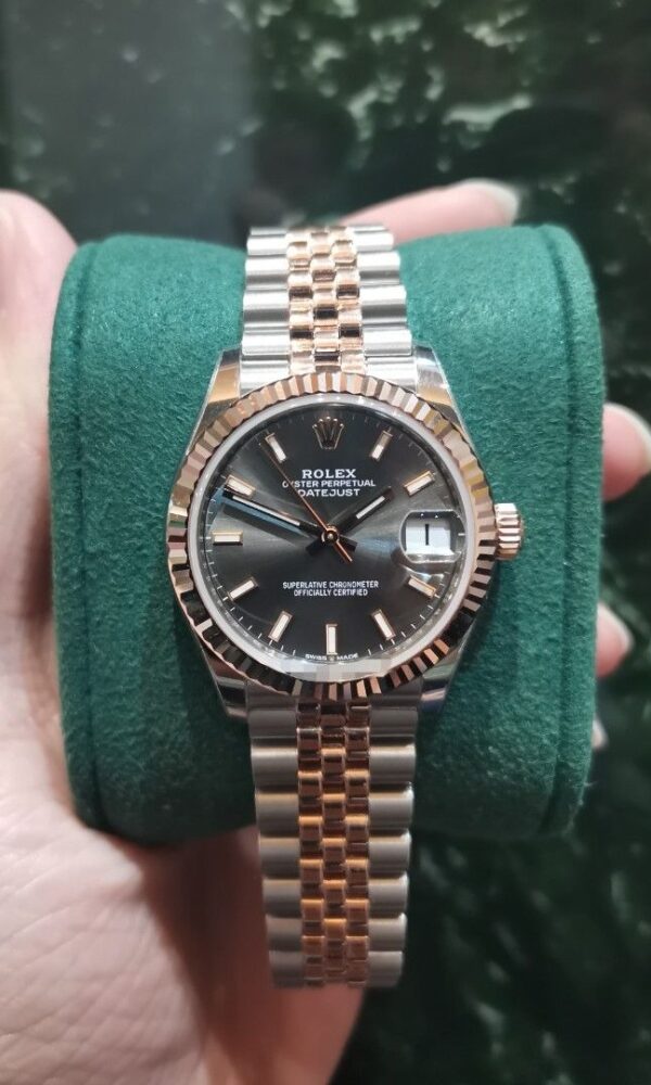 Đồng hồ Rolex Datejust 278271 Mặt Rhodium xám Cọc Quang 31mm