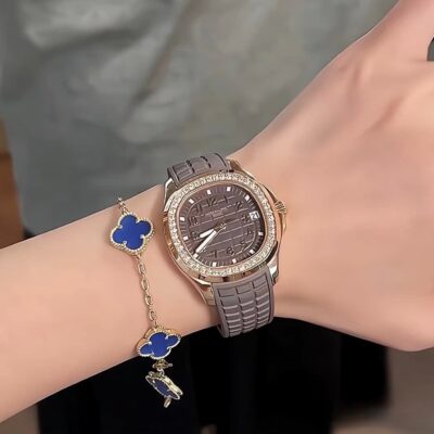 Đồng hồ Patek Philippe Aquanaut 5268 Mặt nâu hạt de Taupe Authentic Luxury