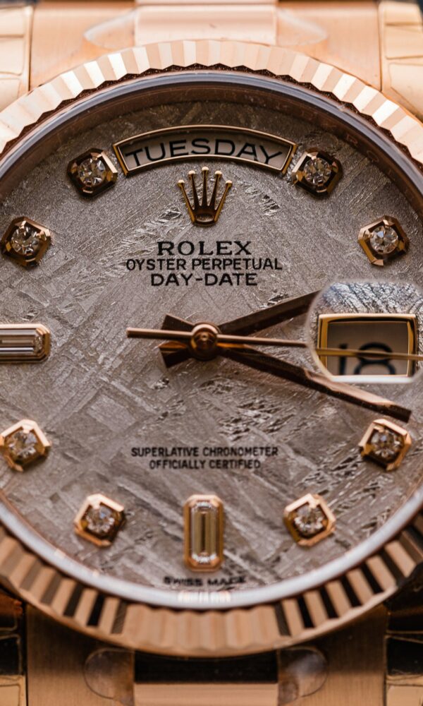 Đồng hồ Rolex Day-Date 118235 Vàng Everose Mặt thiên thạch 40mm