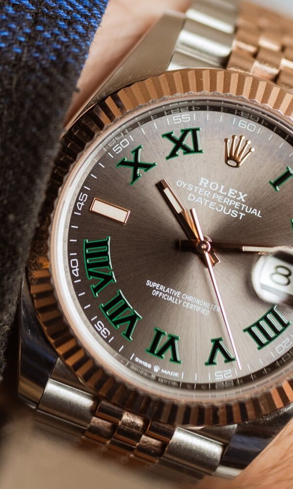 Đồng hồ Rolex Datejust 126331 Vàng Everose/Thép Mặt Wimbledon 41mm