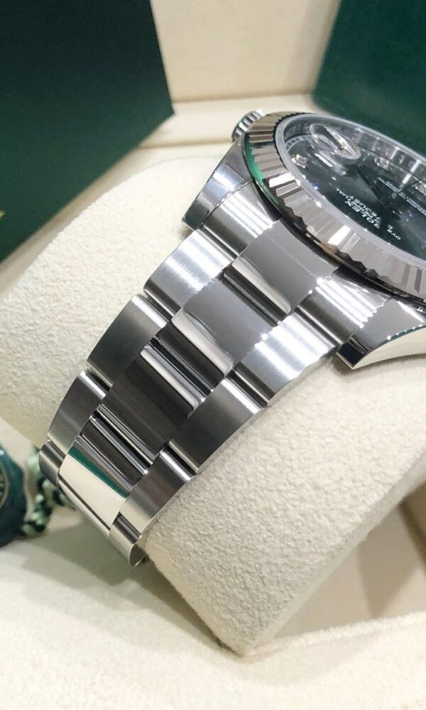 Đồng hồ Rolex Datejust 41 126334 Mặt Rhodium Kim Cương Dây Oyster 126334-0005