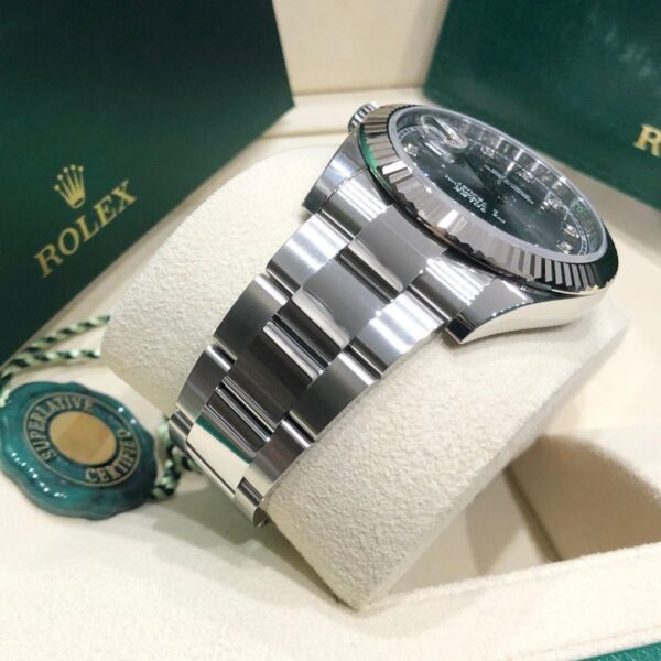 Đồng hồ Rolex Datejust 41 126334 Mặt Rhodium Kim Cương Dây Oyster 126334-0005
