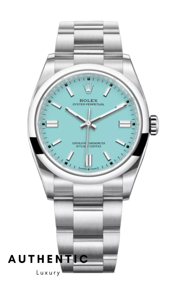 Đồng hồ Rolex Oyster Perpetual 126000 Mặt Xanh Tiffany 36mm