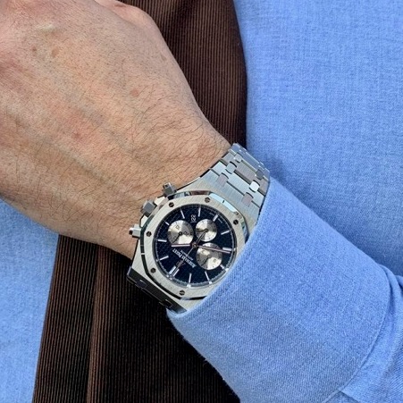Đồng hồ Audemars Piguet Royal Oak Chronograph 26331ST.OO.1220ST.01 Mặt xanh 41mm