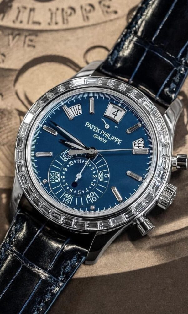 Đồng hồ Patek Philippe Complications 5961P-001 Mặt xanh 40,5mm