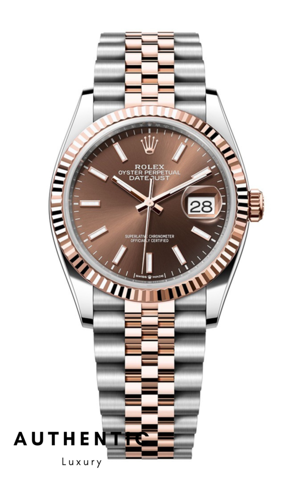 Đồng hồ Rolex Datejust 126231 Mặt Chocolate Cọc Quang 36mm