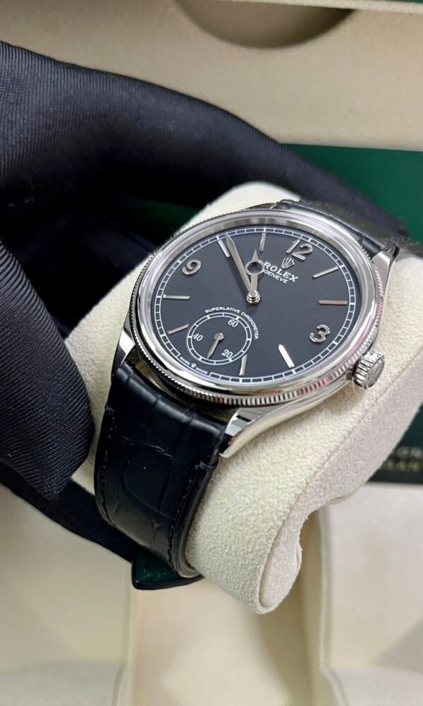 Đồng hồ Rolex Perpetual 1908 ref. 52509 Vàng trắng Mặt đen 39mm
