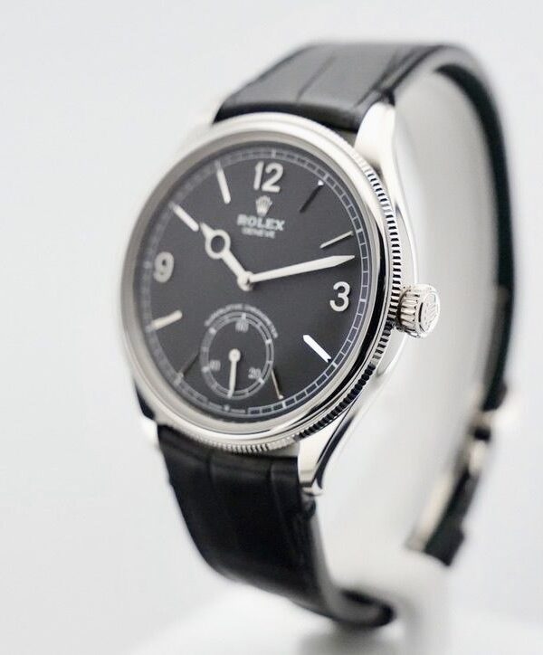 Đồng hồ Rolex Perpetual 1908 ref. 52509 Vàng trắng Mặt đen 39mm
