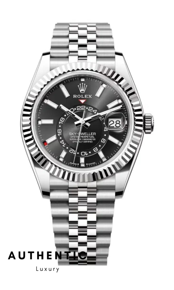 Đồng hồ Rolex Sky Dweller 336934 Mặt đen Dây Jubilee 42mm