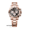 Đồng hồ Rolex Cosmograph Daytona 126505 Mặt Đen Cọc Kim cương 40mm