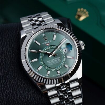 Đồng hồ Rolex Sky Dweller 336934 Mặt xanh lá Dây Jubilee 42mm