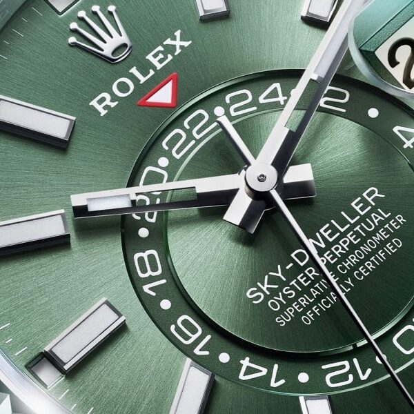 Đồng hồ Rolex Sky Dweller 336934 Mặt xanh lá Dây Jubilee 42mm