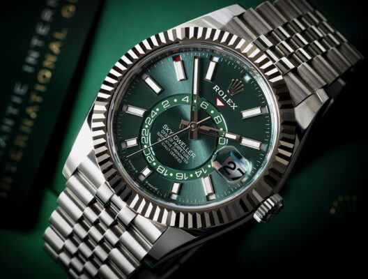 Đồng hồ Rolex Sky Dweller 336934 Mặt xanh lá Dây Jubilee 42mm