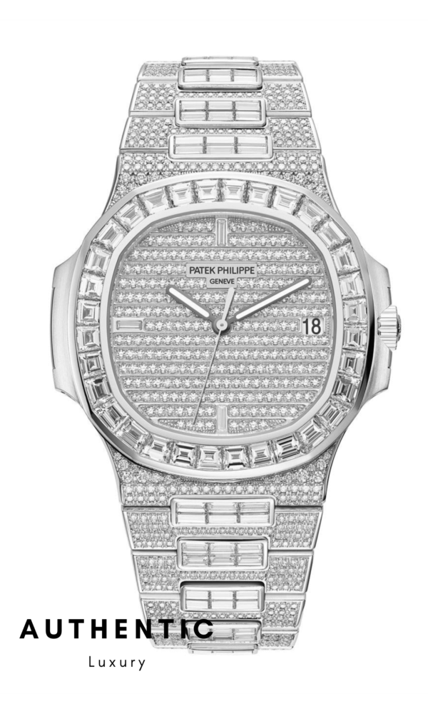 Đồng hồ Patek Philippe Nautilus 5719 Kim cương baguette 40mm