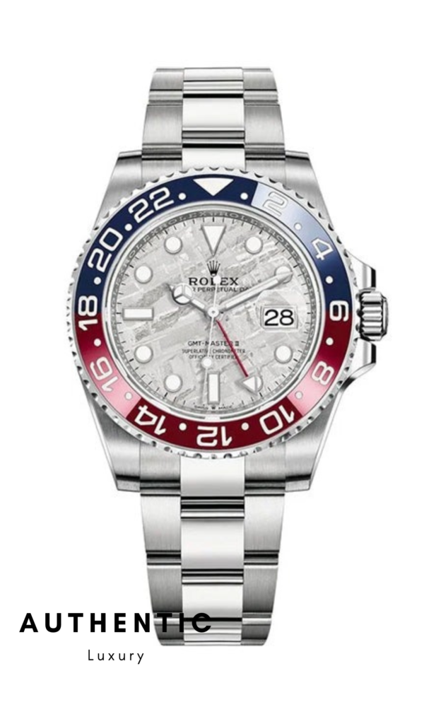 Đồng hồ Rolex GMT-Master II 126719 Pepsi Vàng trắng Mặt thiên thạch 40mm