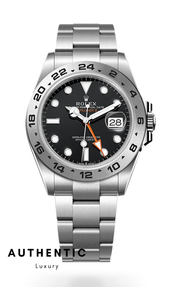 Đồng hồ Rolex Explorer II 226570 Thép Mặt Số Đen 42mm
