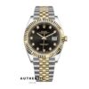 Đồng hồ Rolex Datejust 126333 mặt đen kim cương