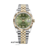 Đồng hồ Rolex Datejust 126233 Vàng/Thép Mặt xanh Oliu 36mm