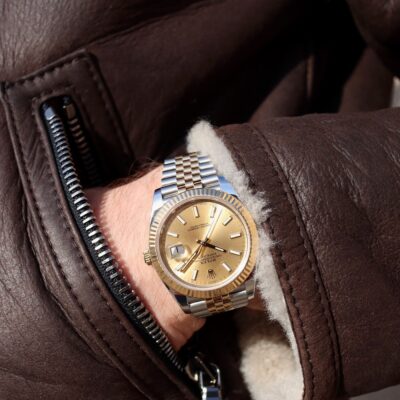 Đồng hồ Rolex Datejust 126333 Mặt Champagne Cọc quang 41mm