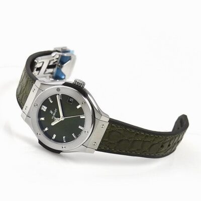 Đồng hồ Hublot Classic Fusion 81.NX.8970.LR Titanium Mặt xanh lá 33mm