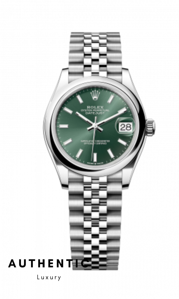 Đồng hồ Rolex Datejust 278240 Thép Mặt xanh lá 31mm
