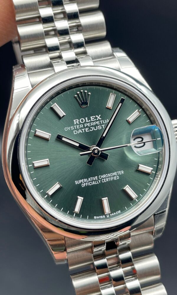 Đồng hồ Rolex Datejust 278240 Thép Mặt xanh lá 31mm