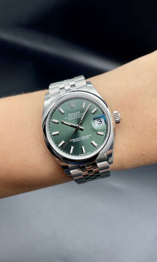 Đồng hồ Rolex Datejust 278240 Thép Mặt xanh lá 31mm