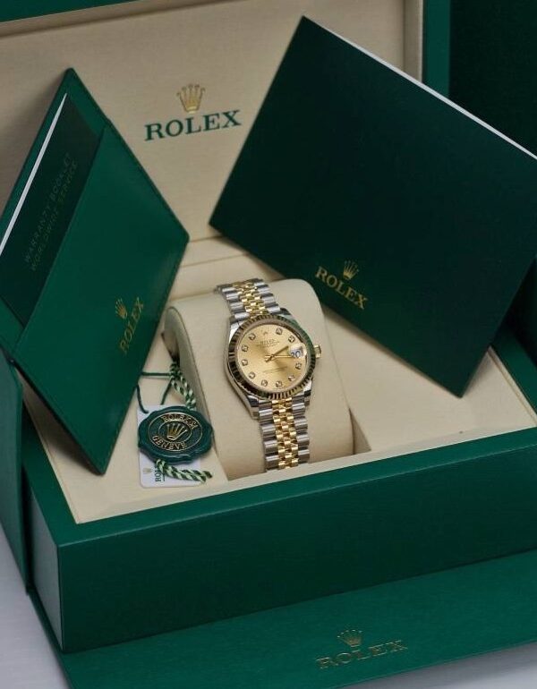 Đồng Hồ Rolex Datejust 278273 Vàng/thép Mặt Champagne 31mm
