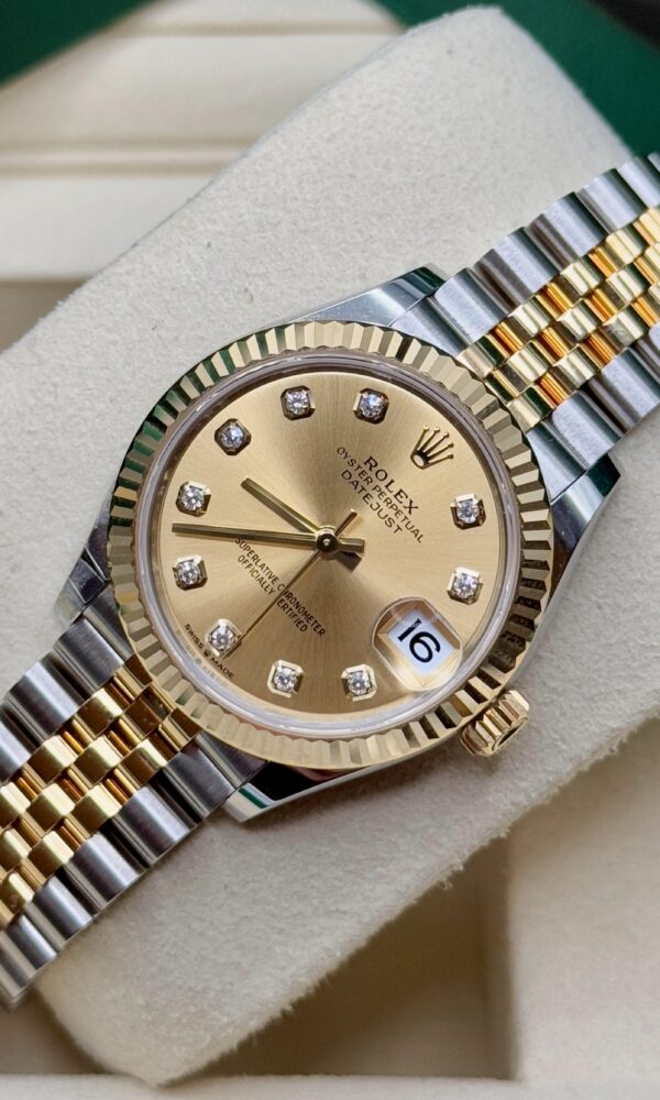 Đồng Hồ Rolex Datejust 278273 Vàng/thép Mặt Champagne 31mm