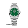 Đồng hồ Rolex Oyster Perpetual 277200 Thép Mặt xanh lá 31mm
