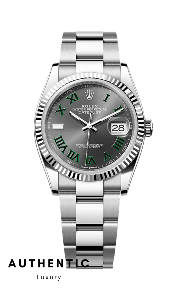 Đồng hồ Rolex Datejust 126234 Vàng/Thép Mặt Wimbledon Dây Oyster 36mm