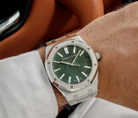 Đồng hồ Audemars Piguet Royal Oak 15510ST Thép Mặt xanh lá 41mm