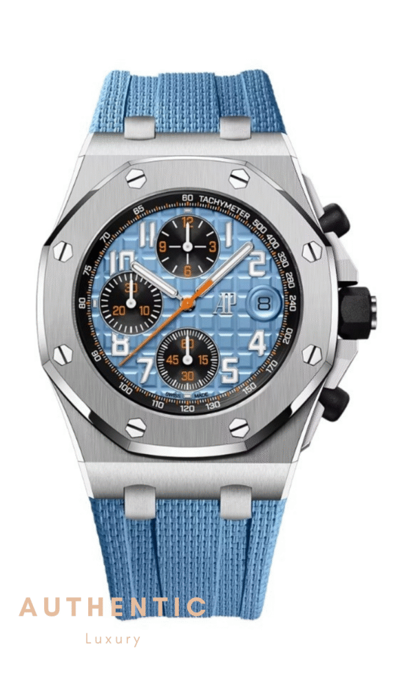 Đồng hồ Audemars Piguet Royal Oak Offshore 26238ST Thép Mặt Ice Blue 42mm