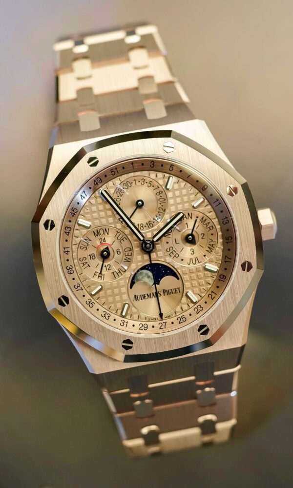 Đồng hồ Audemars Piguet Royal Oak Perpetual Calendar 26674SG Vàng Sand Gold 41mm