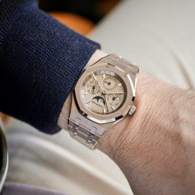 Đồng hồ Audemars Piguet Royal Oak Perpetual Calendar 26674SG Vàng Sand Gold 41mm