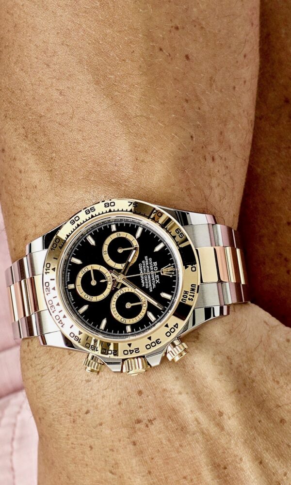 Đồng hồ Rolex Cosmograph Daytona 126503 Vàng/Thép Mặt đen 40mm