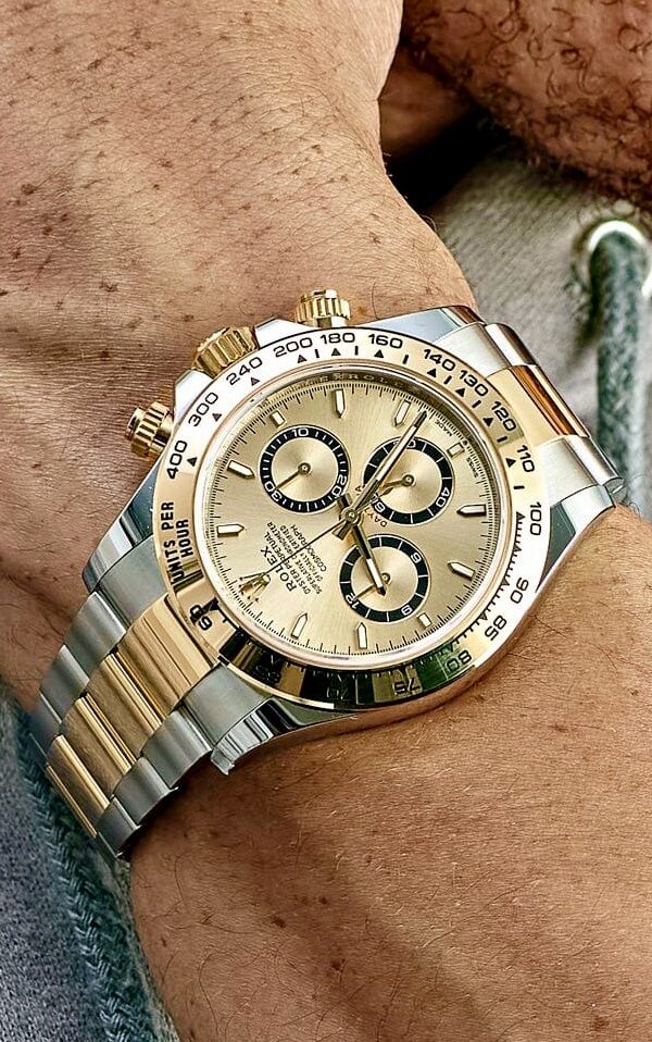 Đồng hồ Rolex Cosmograph Daytona 126503 Mặt vàng Champagne 40mm
