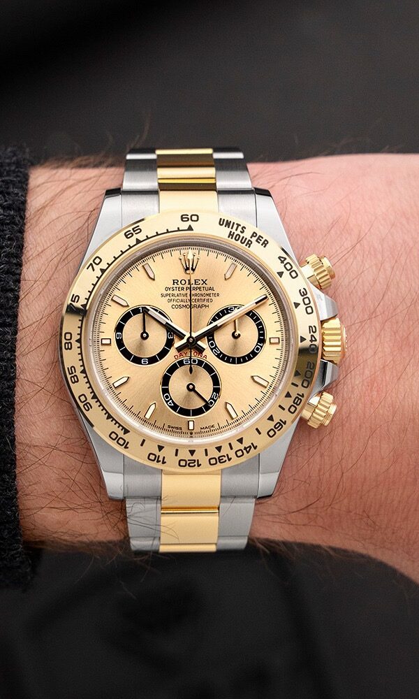 Đồng hồ Rolex Cosmograph Daytona 126503 Mặt vàng Champagne 40mm