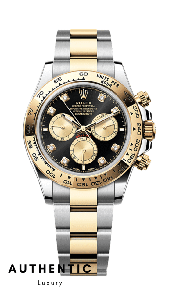 Đồng hồ Rolex Cosmograph Daytona 126503 Mặt đen Cọc kim cương 40mm