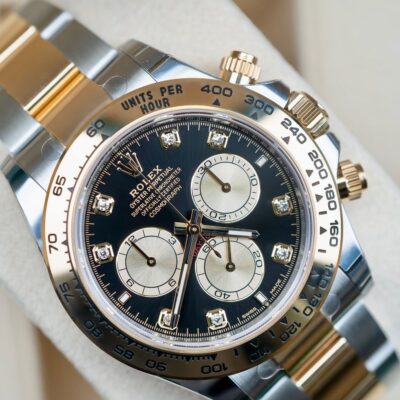 Đồng hồ Rolex Cosmograph Daytona 126503 Mặt đen Cọc kim cương 40mm