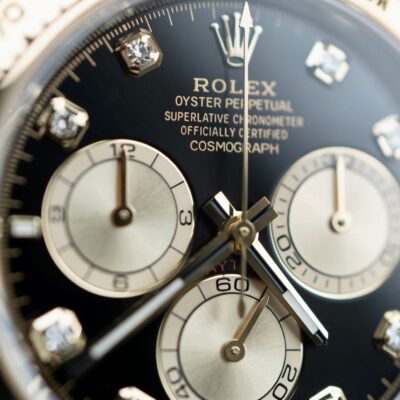 Đồng hồ Rolex Cosmograph Daytona 126503 Mặt đen Cọc kim cương 40mm