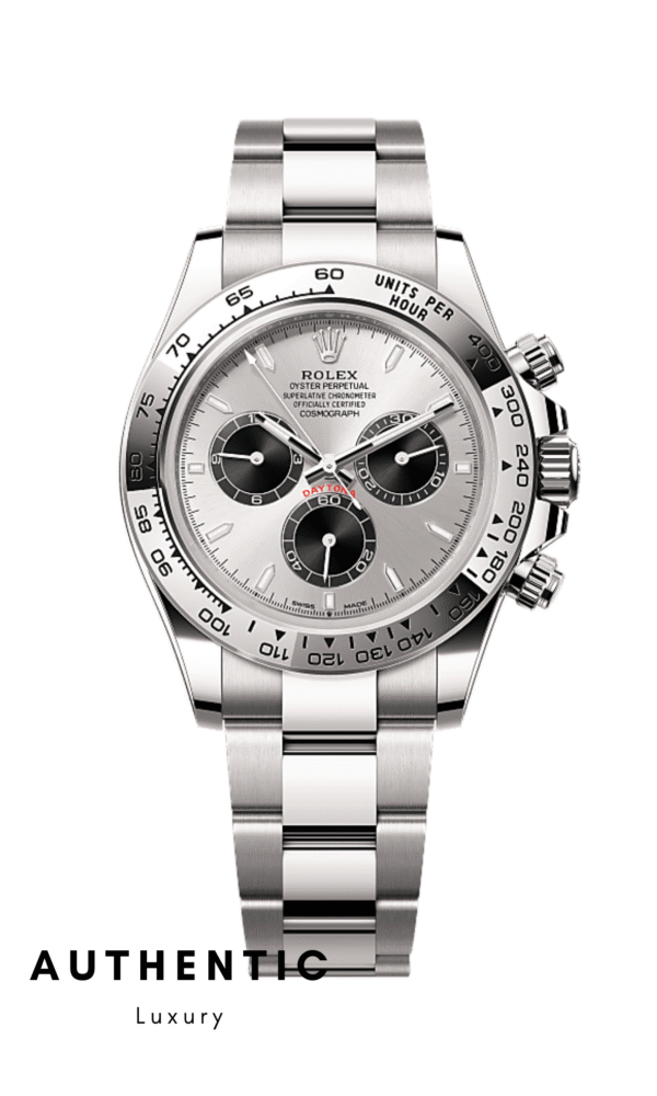 Đồng hồ Rolex Cosmograph Daytona 126509 Vàng trắng Mặt bạc 40mm